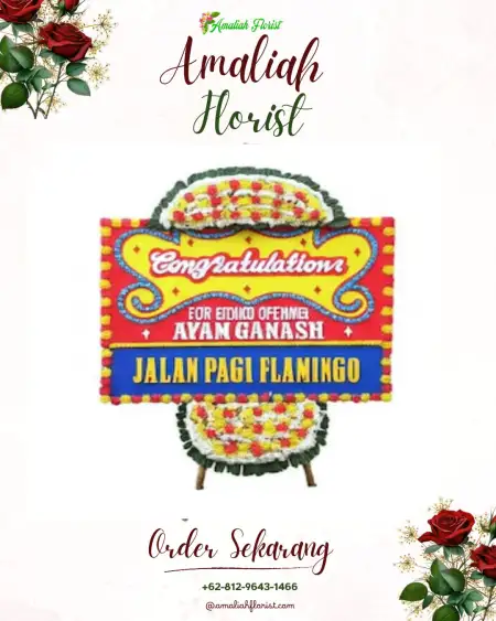 Sewa Papan Bunga Basilea Convention Center Tangerang
